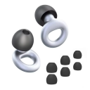 Bouchons d'oreilles en silicone 1,8 x 1,6 cm Contre le bruit et l'eau Pour dormir Nager Réutilisables Bouchons d'oreilles doux et amortissants 13