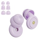 Bouchons d'oreilles en silicone avec embouts interchangeables de différentes tailles au profil plat pour dormir sur le côté 4