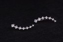 Boucle d'oreille en argent - Étoile filante 3