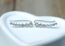 Boucle d'oreille en argent - Étoile filante 7