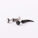 Boucle d'oreille pour homme - Défense d'éléphant J1437 3