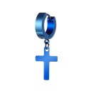 Boucle d'oreille ronde avec pendentif 5