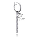 Boucle d'oreille ronde avec pendentif G2524 1