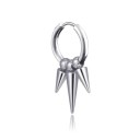 Boucle d'oreille ronde avec pendentif G2552 4
