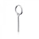 Boucle d'oreille ronde avec pendentif G487 7