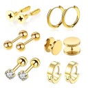 Boucles d'oreilles 6 paires G2534 4