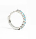 Boucles d'oreilles à clip pour femmes avec zircon 2