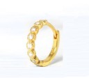 Boucles d'oreilles à clip pour femmes avec zircon 1