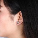 Boucles d'oreilles à clou en cristal pour femmes 2