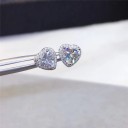 Boucles d'oreilles à clou en forme de cœur pour femmes C1039 3