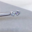Boucles d'oreilles à clou en forme de cœur pour femmes C1039 5