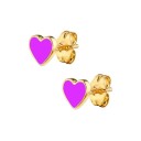 Boucles d'oreilles à clou en forme de cœur pour femmes G459 6