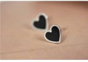 Boucles d'oreilles à clou en forme de cœur pour femmes R93 5