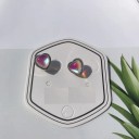 Boucles d'oreilles à clou en forme de cœur R124 3