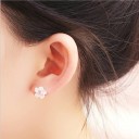 Boucles d'oreilles à clou femme fleur G143 3