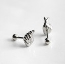 Boucles d'oreilles à clou G2541 8