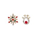 Boucles d'oreilles à clou pour femme renne de Noël 3