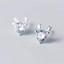 Boucles d'oreilles à clou pour femme renne de Noël 4