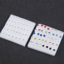 Boucles d'oreilles à clou pour femmes 20 paires C1094 3