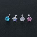 Boucles d'oreilles à clou pour femmes 4 paires 3