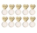 Boucles d'oreilles à clou pour femmes 5 paires 8