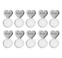 Boucles d'oreilles à clou pour femmes 5 paires 7