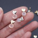 Boucles d'oreilles à clou pour femmes 5 paires 3