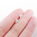 Boucles d'oreilles à clou pour femmes abeille G815 2