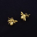 Boucles d'oreilles à clou pour femmes abeille 1