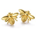 Boucles d'oreilles à clou pour femmes abeille 2