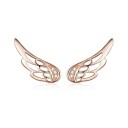 Boucles d'oreilles à clou pour femmes ailes 6