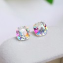 Boucles d'oreilles à clou pour femmes avec cristal 5
