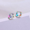 Boucles d'oreilles à clou pour femmes avec cristal 6