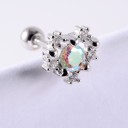 Boucles d'oreilles à clou pour femmes avec des cristaux 22