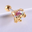 Boucles d'oreilles à clou pour femmes avec des cristaux 27