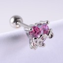 Boucles d'oreilles à clou pour femmes avec des cristaux 7