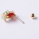 Boucles d'oreilles à clou pour femmes avec des cristaux 5