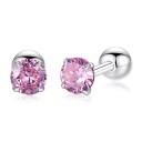 Boucles d'oreilles à clou pour femmes avec pierre 6