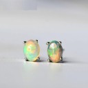 Boucles d'oreilles à clou pour femmes avec pierre 1
