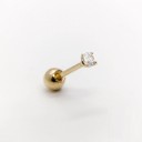 Boucles d'oreilles à clou pour femmes avec zircon 14