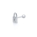 Boucles d'oreilles à clou pour femmes avec zircon 23