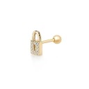 Boucles d'oreilles à clou pour femmes avec zircon 24