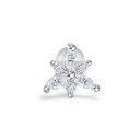 Boucles d'oreilles à clou pour femmes avec zircon 25