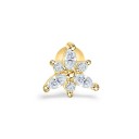 Boucles d'oreilles à clou pour femmes avec zircon 26