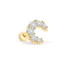 Boucles d'oreilles à clou pour femmes avec zircon 30