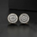 Boucles d'oreilles à clou pour femmes avec zircon 8
