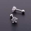 Boucles d'oreilles à clou pour femmes avec zircon G1335 7