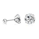 Boucles d'oreilles à clou pour femmes avec zircon G635 2
