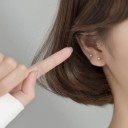 Boucles d'oreilles à clou pour femmes avec zircon G847 2