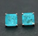 Boucles d'oreilles à clou pour femmes avec zircon G965 1